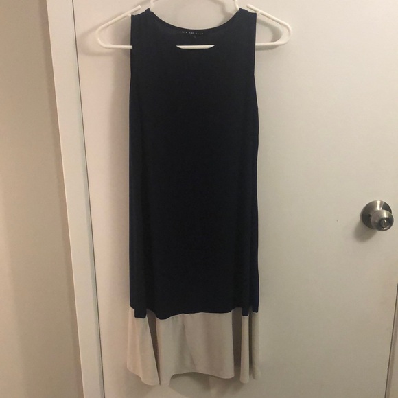 Blue and white summer dress. Good condition. - Picture 1 of 3